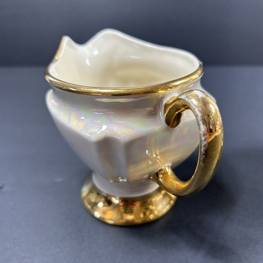 Lusterware Cream & Sugar