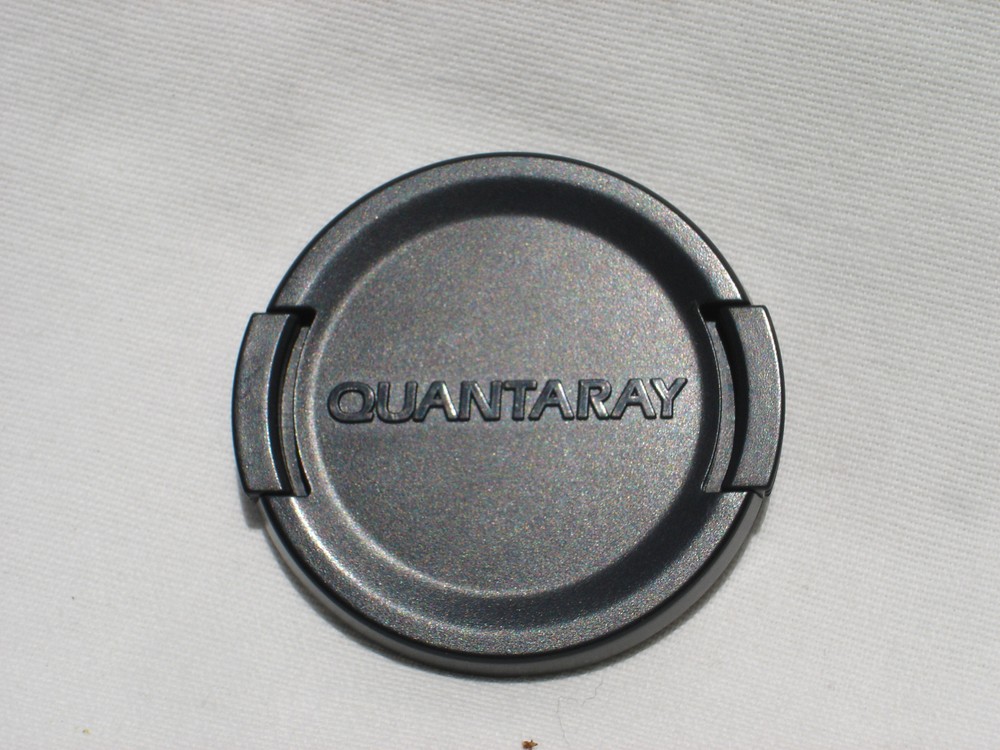 one QUANTARAY 55mm plastic front lens cap Japan