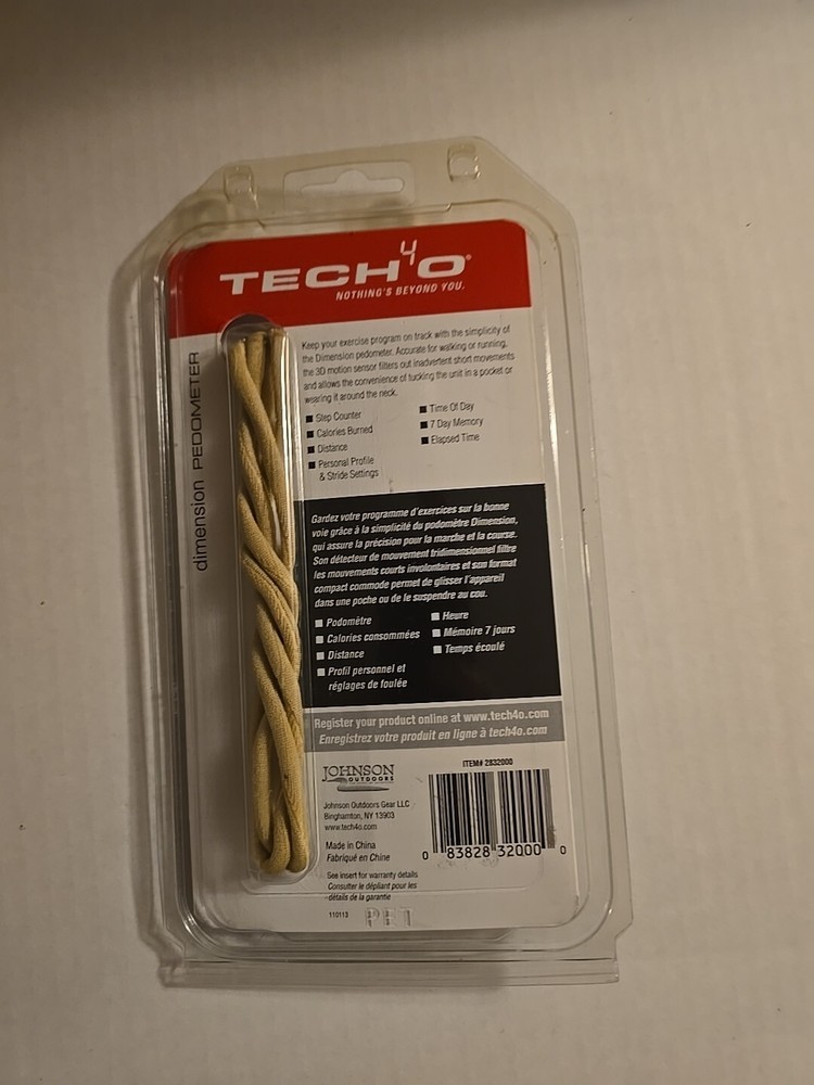 Techo Dimension Pedometer Johnson Outdoors
