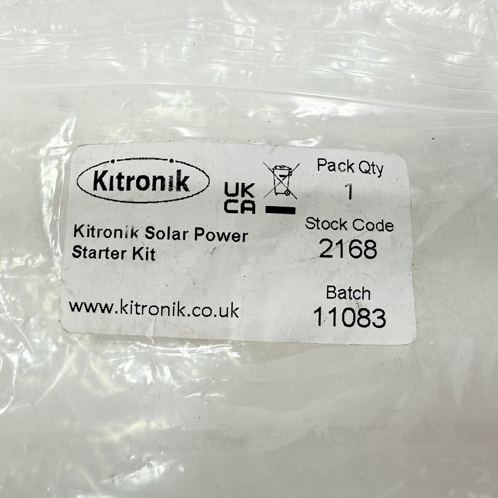 Kitronik Solar Power Starter Kit