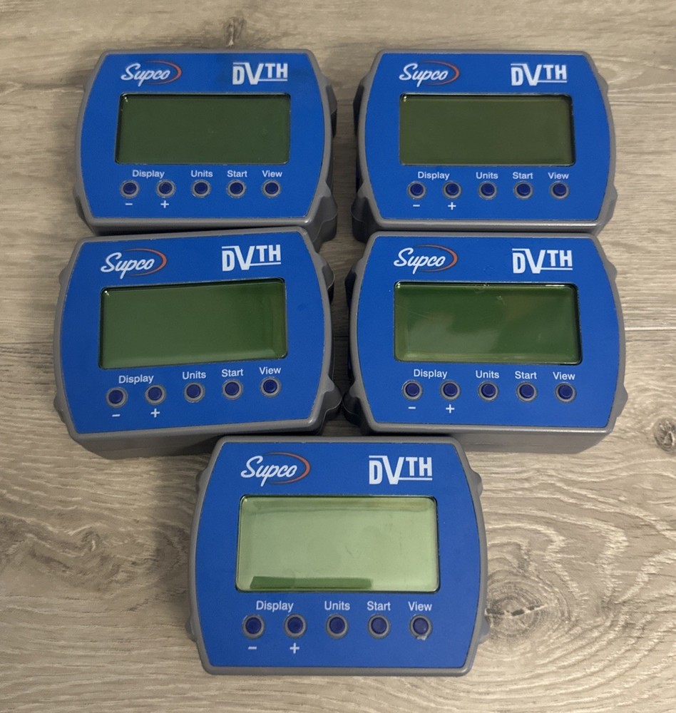 5 SUPCO Data View Logger, Temp and Humidity (4) Working (1) Not working