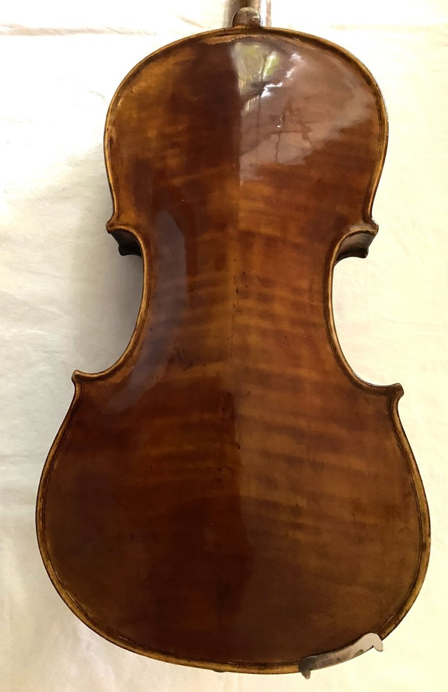 Old 4/4 size German violin with Strad label
