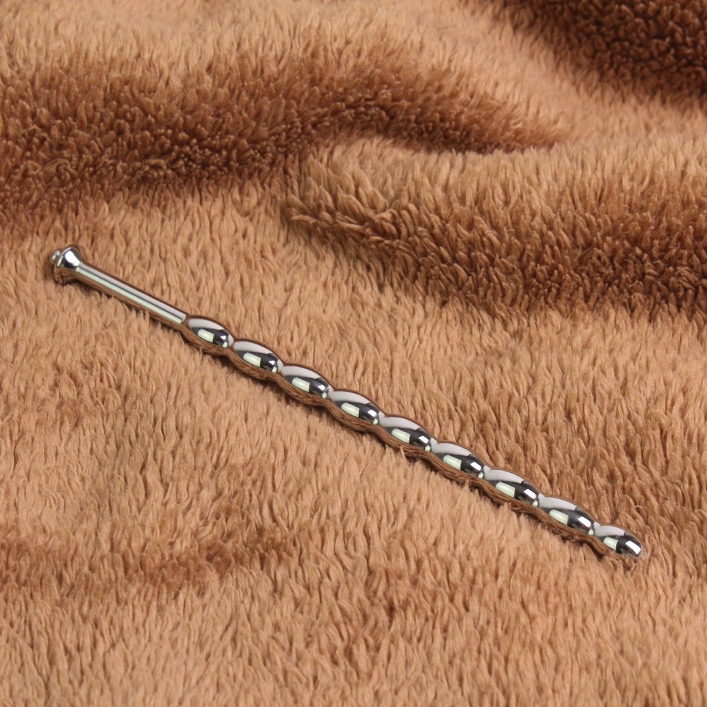 E-stim Stainless Steel Long ring Sounding Plug insertPlug Rod Stretcher for Men