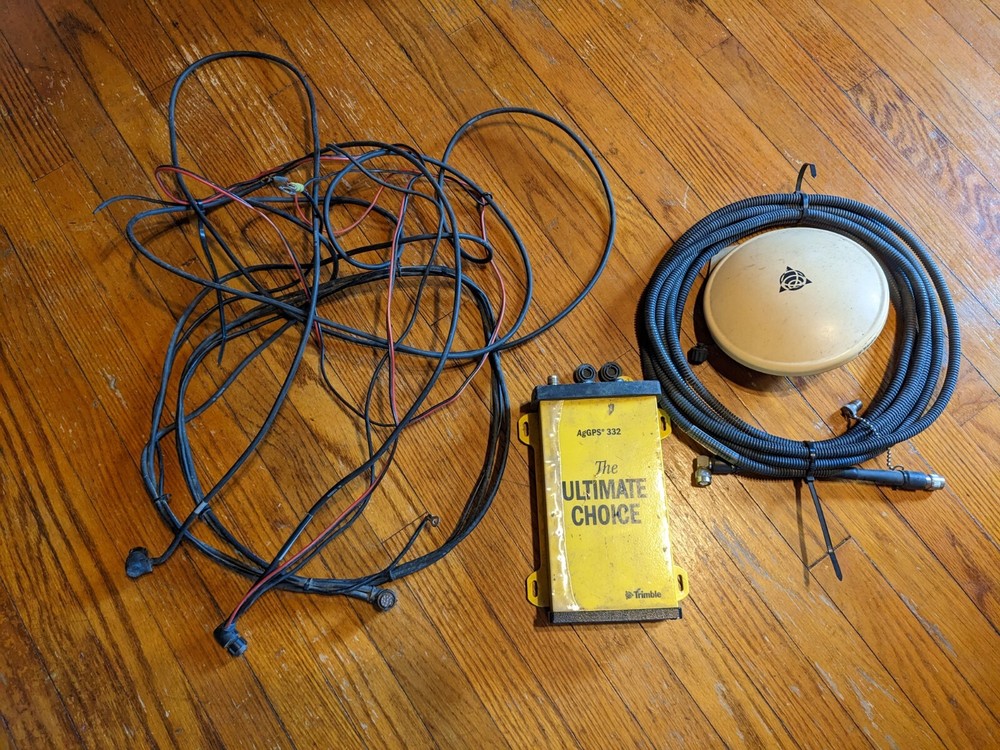 Trimble AgGPS 332 Antennae/Receiver/Cables *UNTESTED*