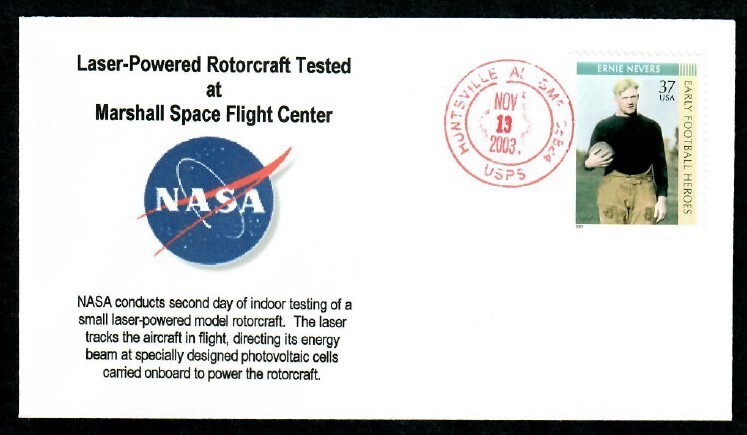 Laser-Powered Rotocraft Test Cover