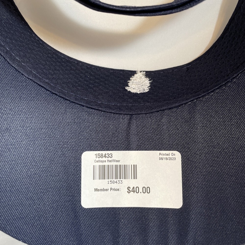 Calliope Golf Hat Visor New With Tag