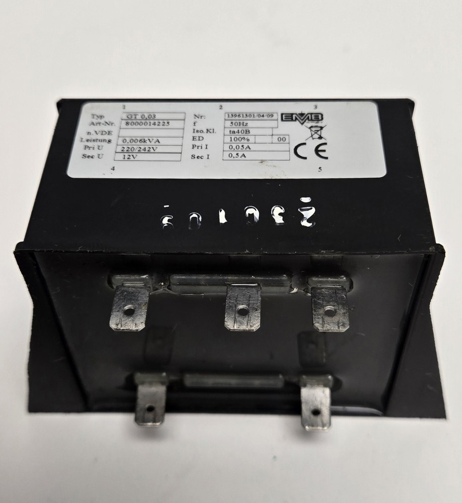 EMB TRANSFORMER TYPE GT0,03.