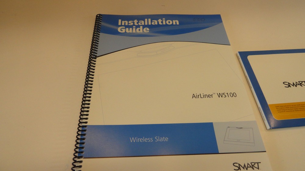 Smart Technologies AirLiner WS100 Bluetooth Wireless Slate Software and Manual