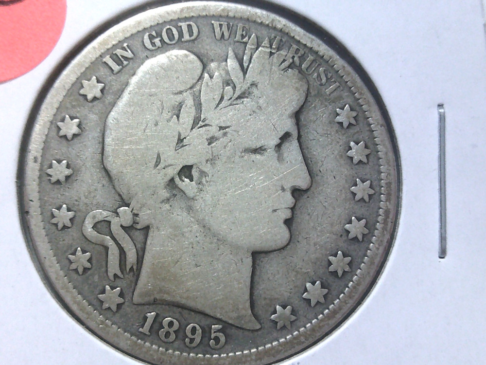 1895-S Barber Half Dollar