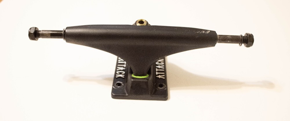 Attack Skateboard Trucks - 8" - Black - New