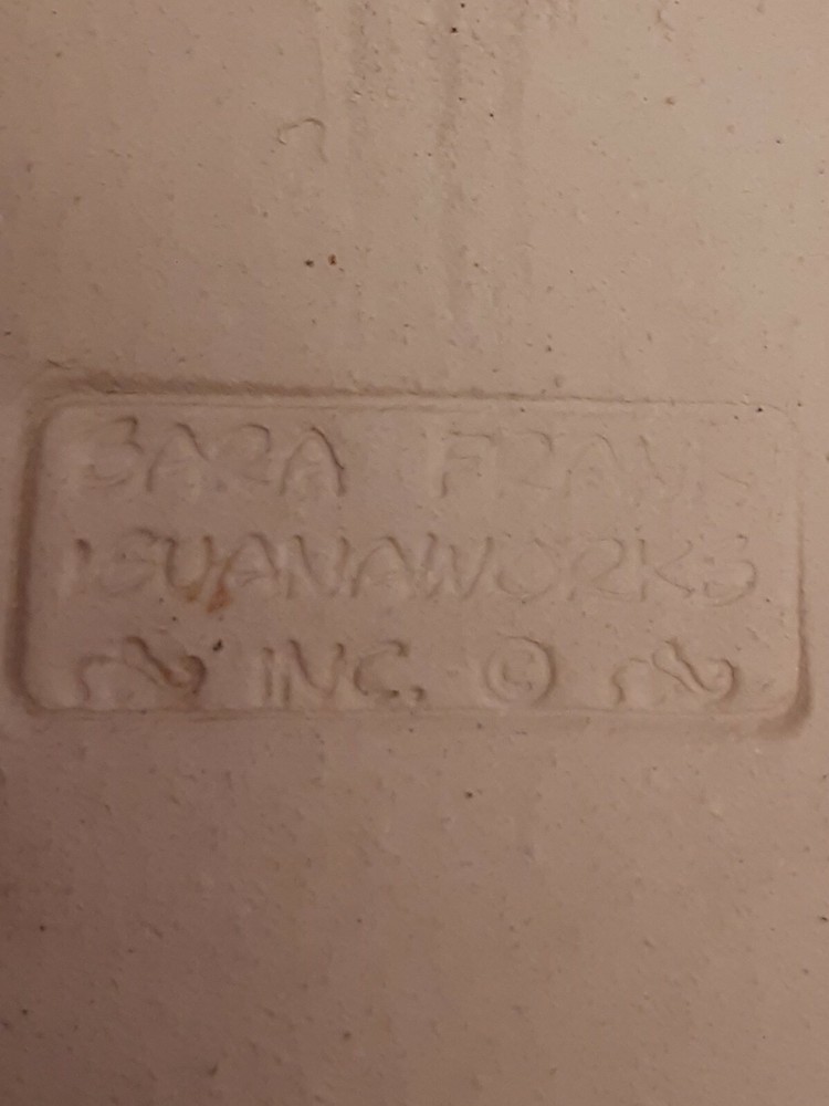 Sara Frank Iguanaworks Pottery Square Tile 3.75"