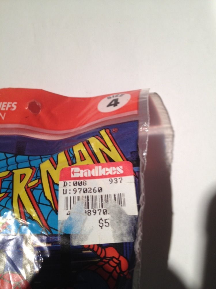Spiderman Boys' Briefs 1996 Hanes