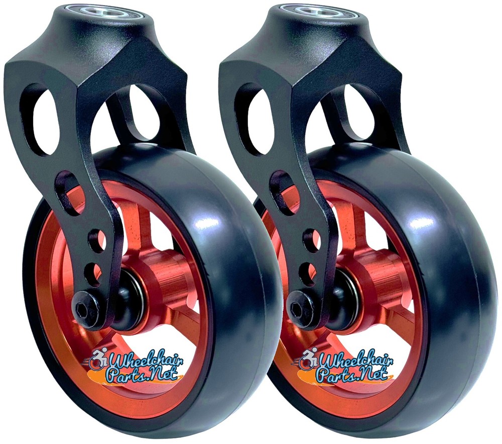 4" x 1.40" Caster Fork Assemblies