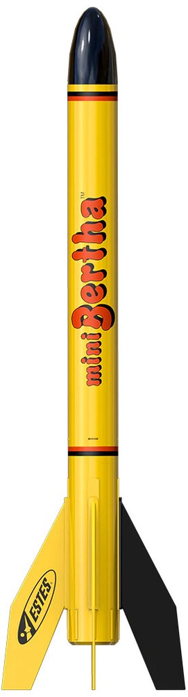 Estes Mini Bertha Beginner Model Rocket Launch Set w/ Launch Pad & Controller