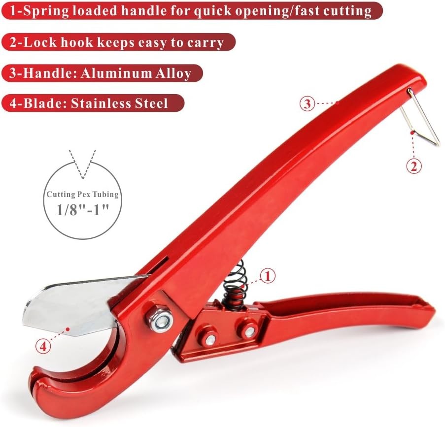 IWISS iCrimp PEX Pipe Cutters Tool for Cutting Small, Original Version