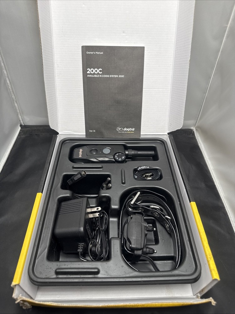 Dogtra 200C Black Dog Training Collar System Static/Shock & Vibration