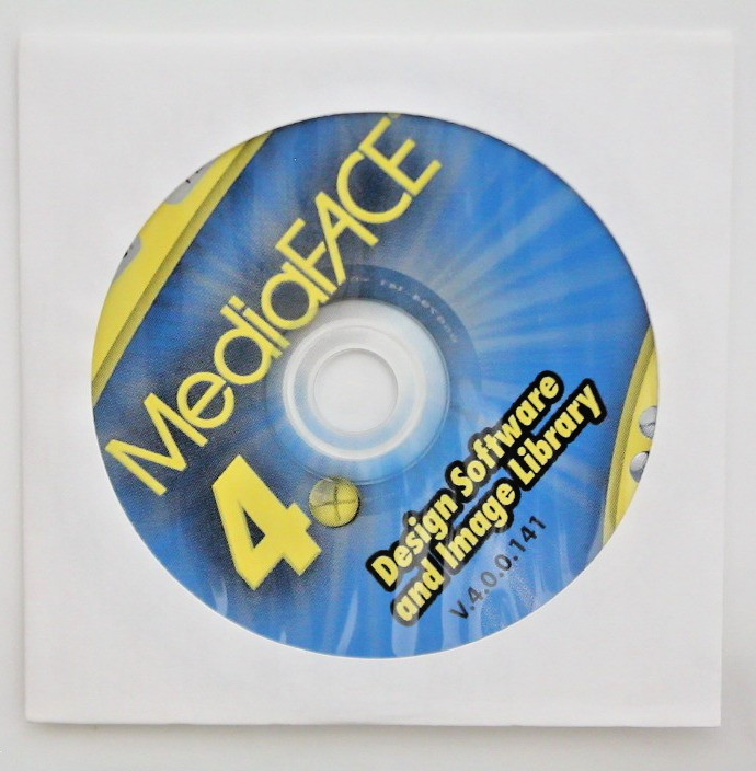 MediaFace 4 Design Software and Image Library V4 CD-ROM #9ey