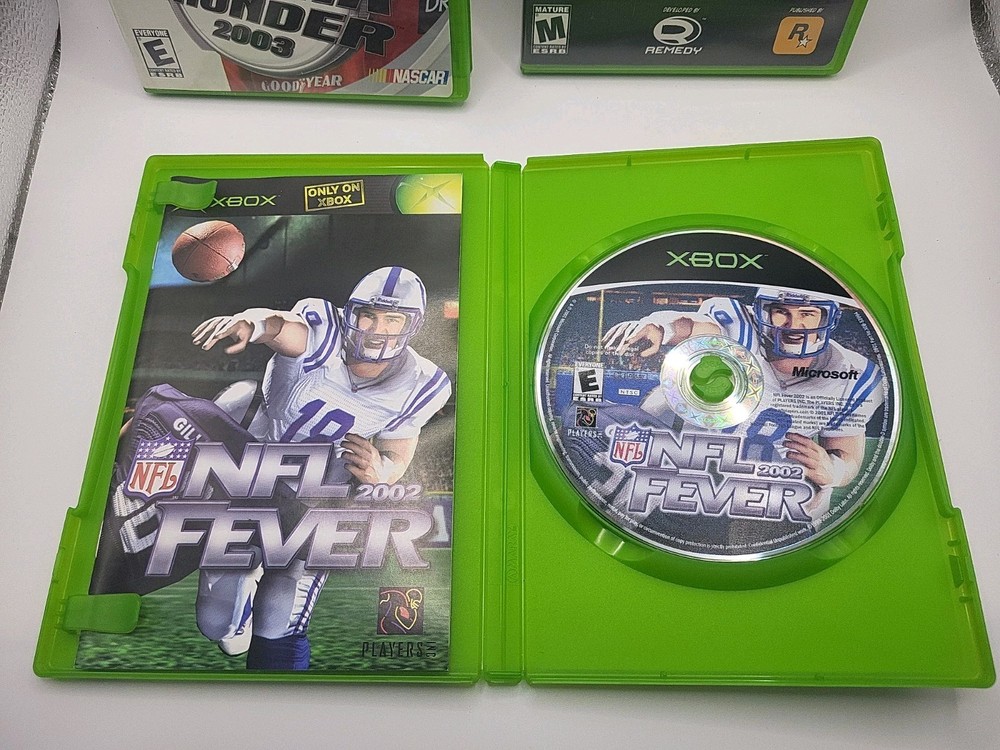 Original Xbox Controller Bundle 2 Controllers DVD Remote + 11 Games Lot Tested