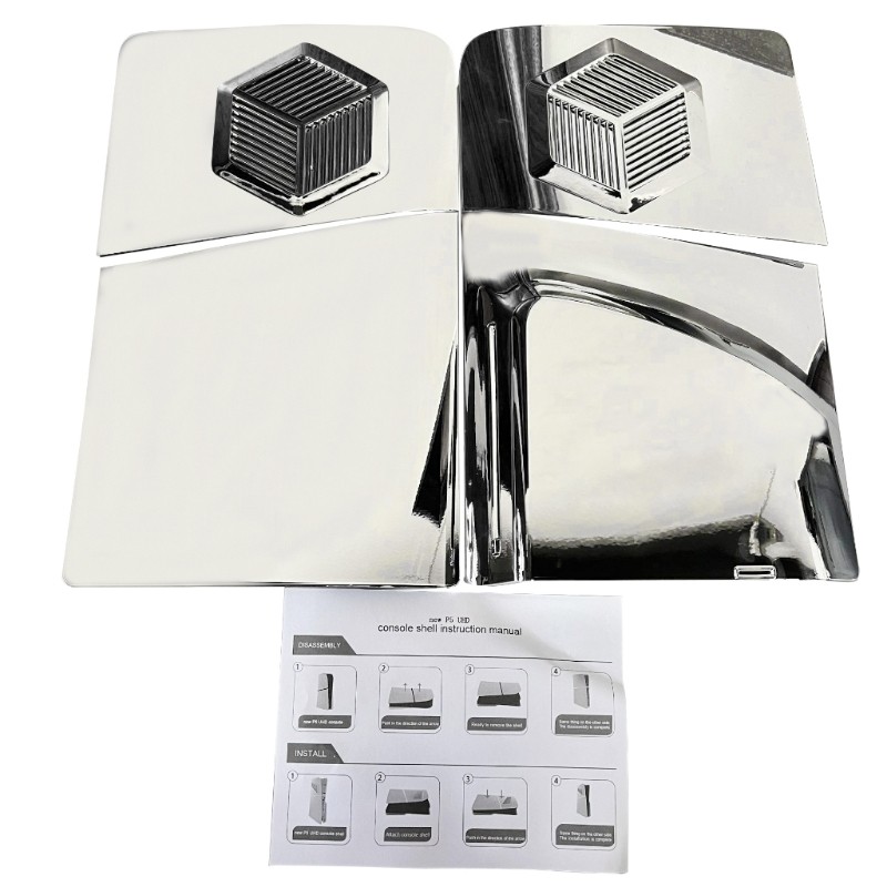 Faceplate Cover Plates with Vent Game Console Host Protective Panel Hard Shell