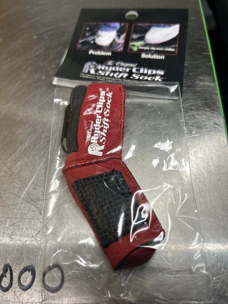 Ryder Clips - RSS-RED - Rubber Shift Sock, Red