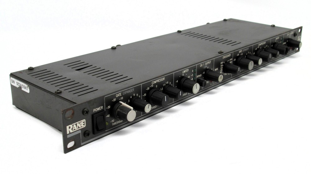 1U Rane DC24 Dynamic Controller Compressor Limiter Gate Expander No Psu