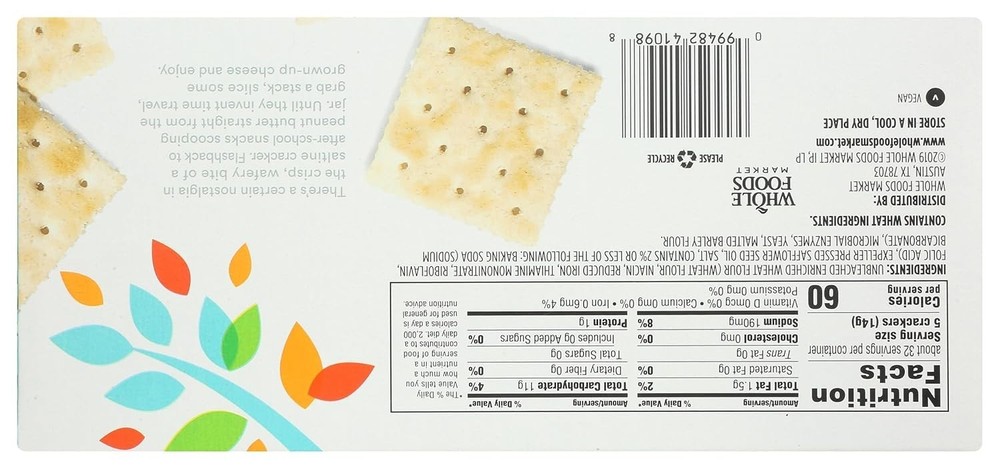 Salted Saltine Crackers, 16 Ounce