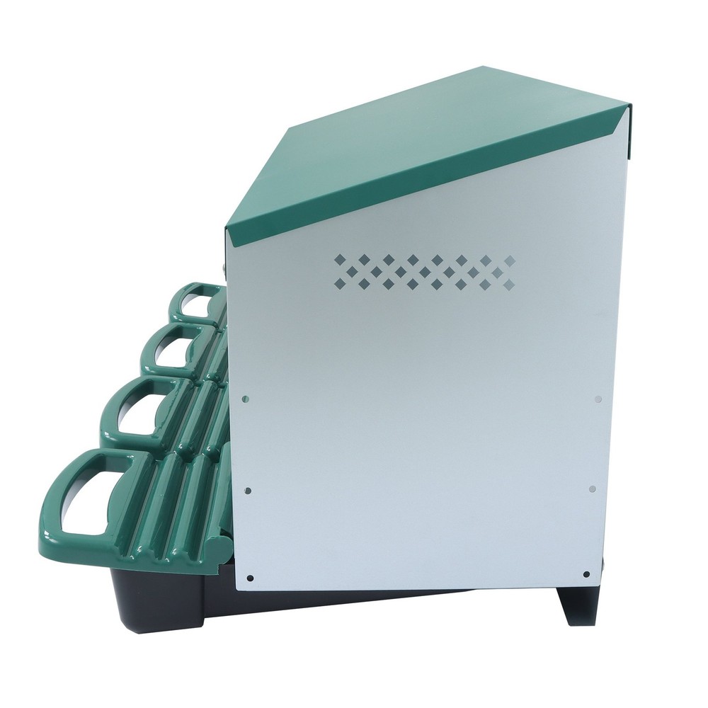 Chicken Nesting Boxes 4 Hole Metal Chicken Egg Laying Nesting Box With Perch