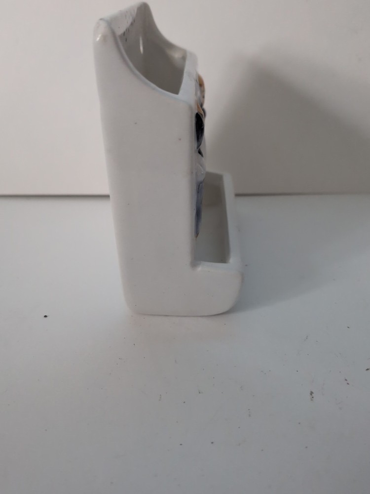 Vintage Ceramic Wall Mount Match Stick Holder