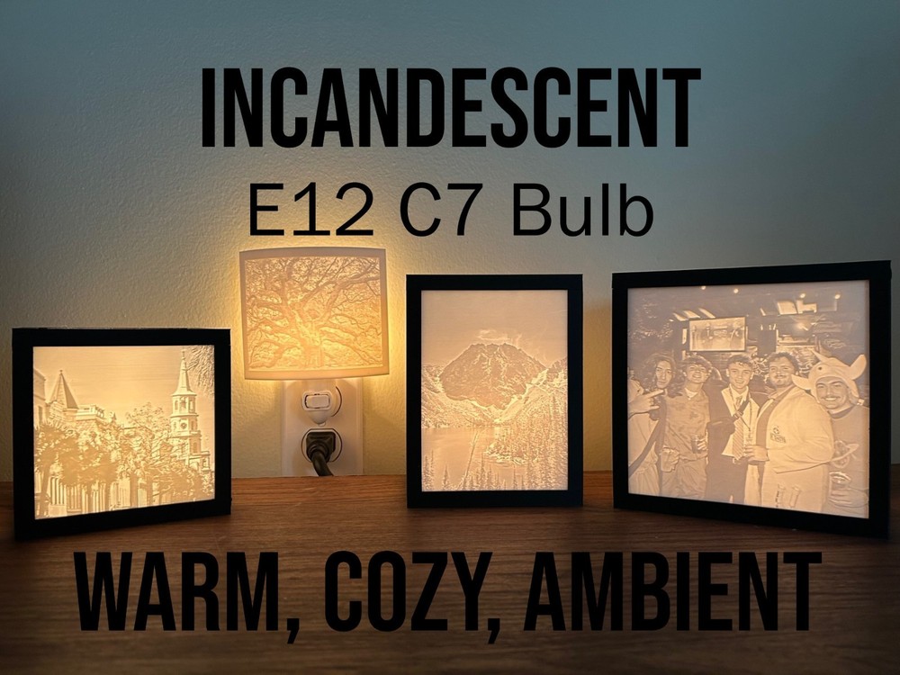 Personalized Lithophane Night Light