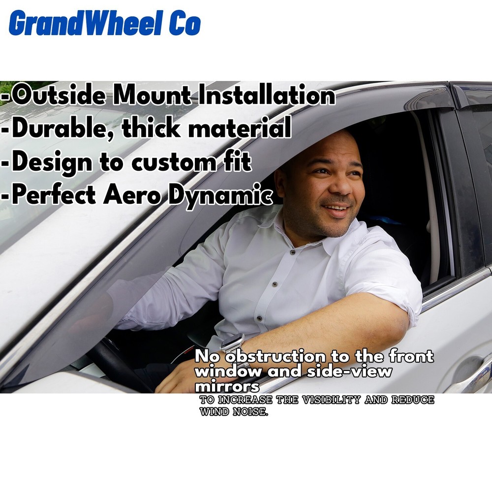 Rain Guards Vent Visors Shade for 2017-2025 Jeep Compass