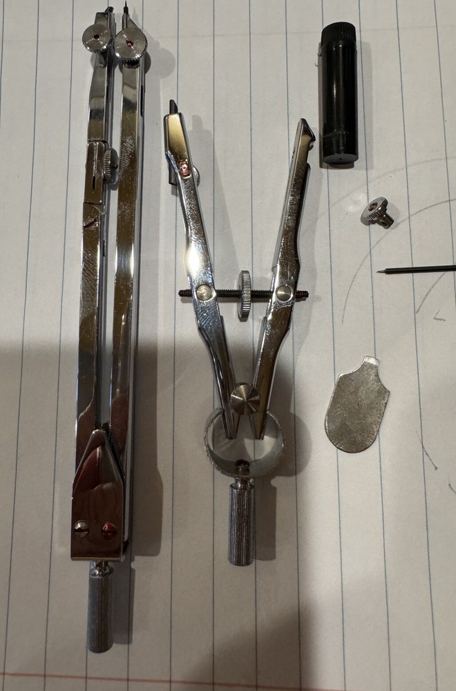 BB Berrick B.100 Precision drawing instruments Compass Set