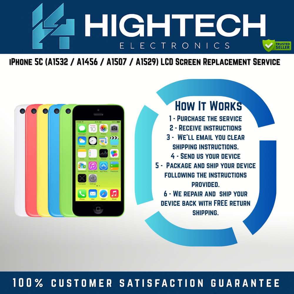 iPhone 5C LCD Screen Replacement Service Repair