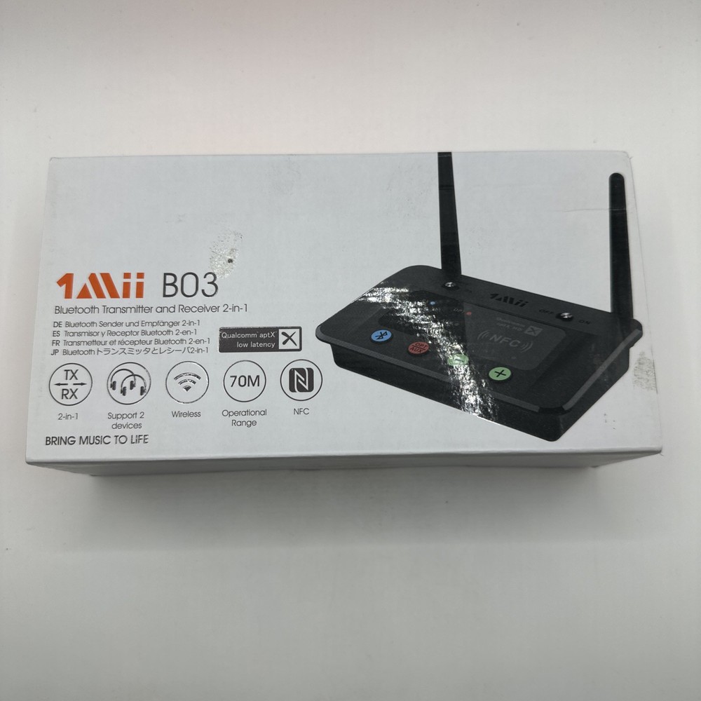 New 1Mii B03 230ft. Bluetooth 4.2 Transmitter