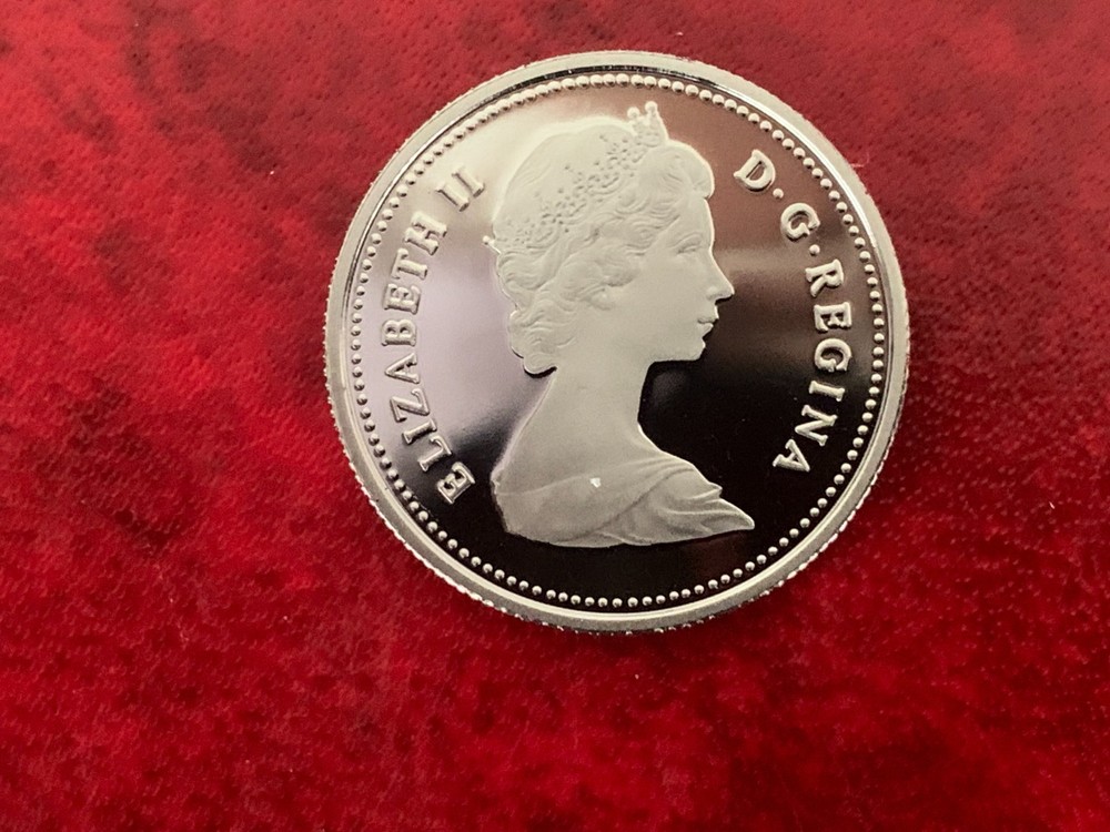 Canada 25 Cent 1986 Proof Coin-Uncirculated