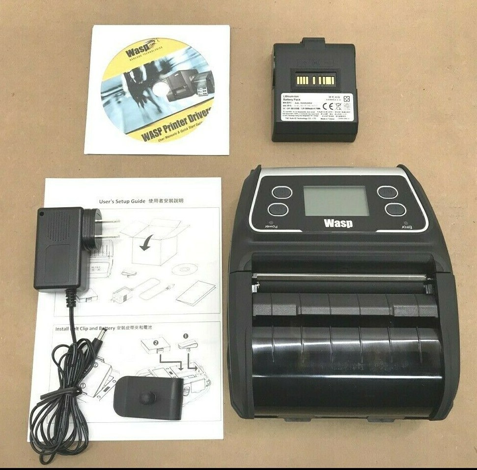 Informatics WASP WPL-4ML Thermal Barcode Printer 633809003424 ✅❤️ NEW OPEN BOX
