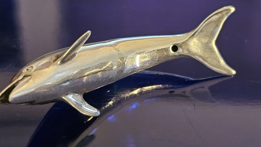 Sterling Silver 925 Dolphin Miniature.