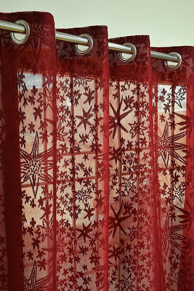 New 2 Piece Window Curtain Set - 5 feet .