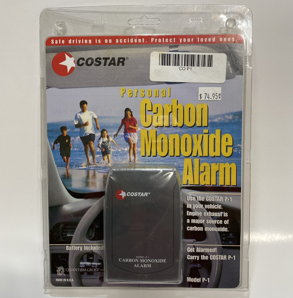 COSTAR Personal Carbon Monoxide Alarm Model P-1