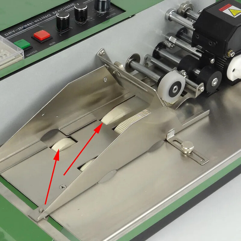 5Pcs MY-380F Dry-ink Coding Machine Spare Parts ,Rubber Feeding Driven Wheel