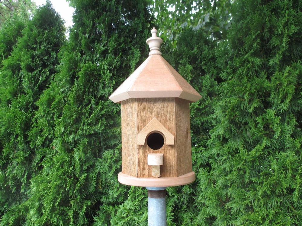 RED CEDAR BIRD HOUSE