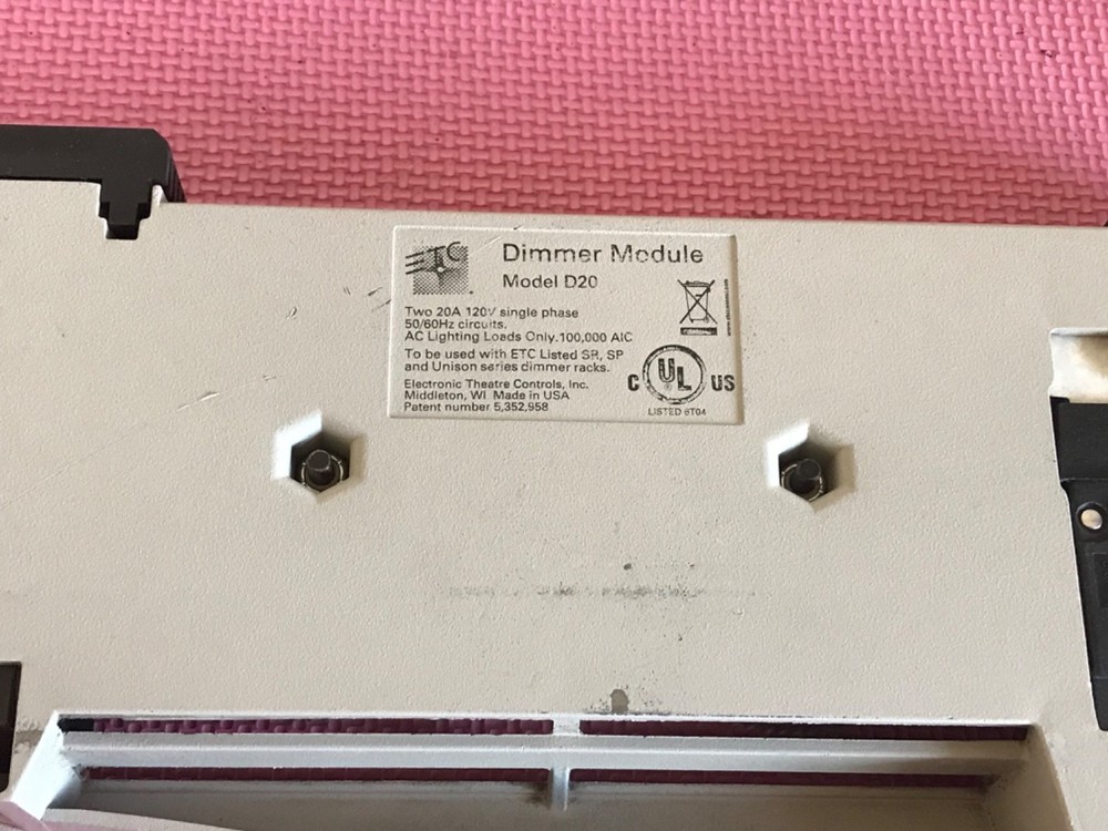 ETC D20 Dimmer Module for Sensor+ 20A