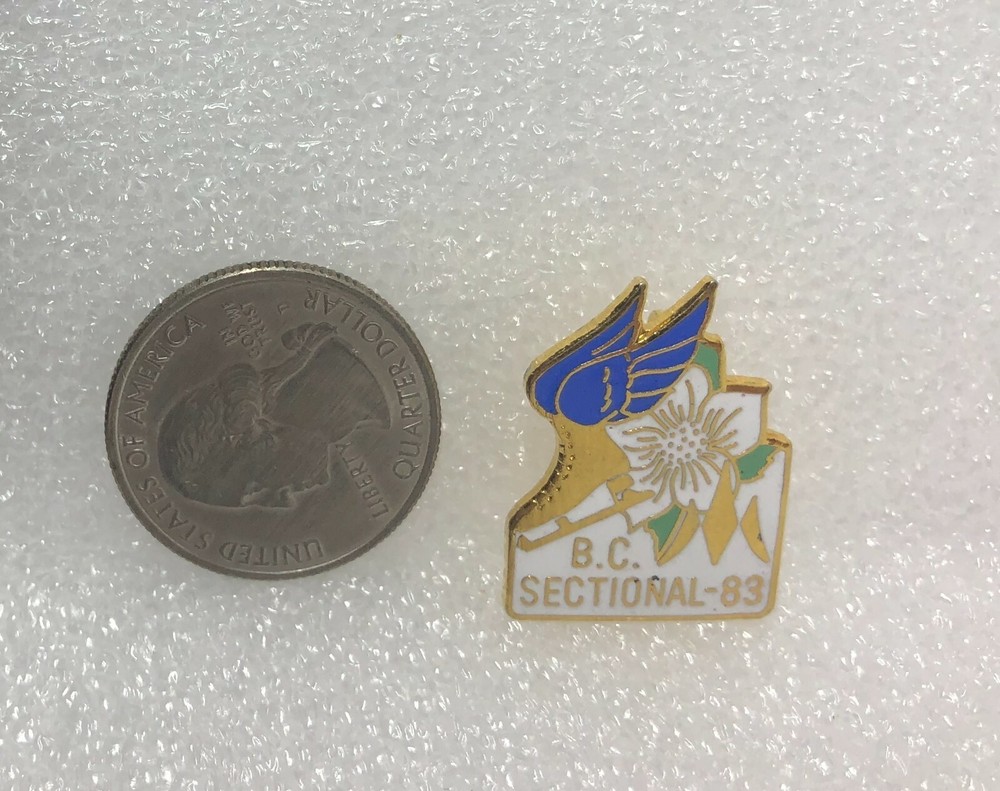 1983 Ice Skating B.C. Sectional Pin