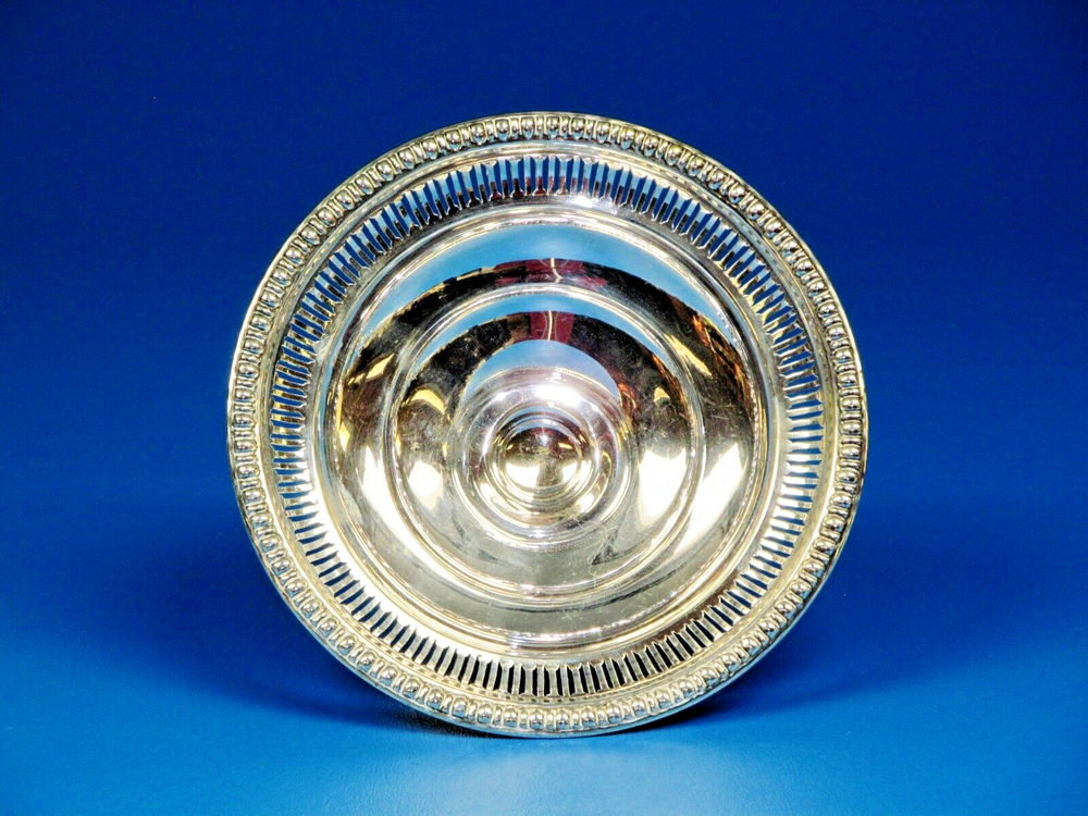 WM. Rogers. MFG. CO Sterling Silver Weighted Footed Compote Candy Dish.