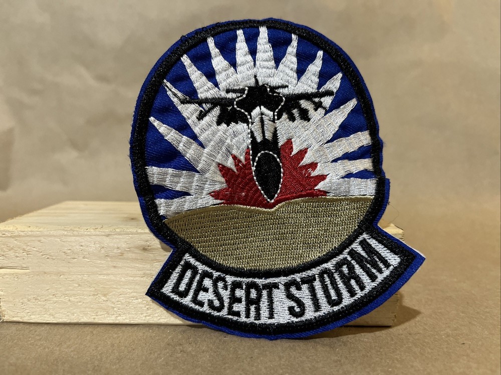 Desert Storm Pocket Iron on Sew on Patch