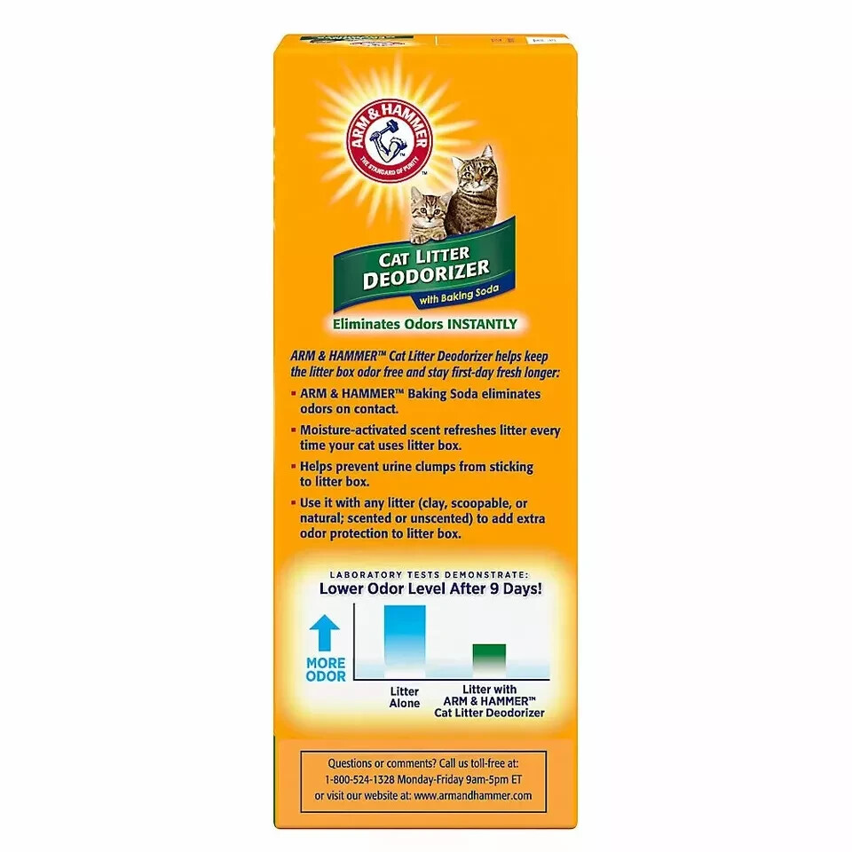 4 Pack Arm & Hammer Cat Litter Deodorizer Odor Eliminator 30 oz