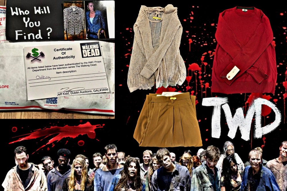 The Walking Dead Wardrobe Screen Used Prop with COA