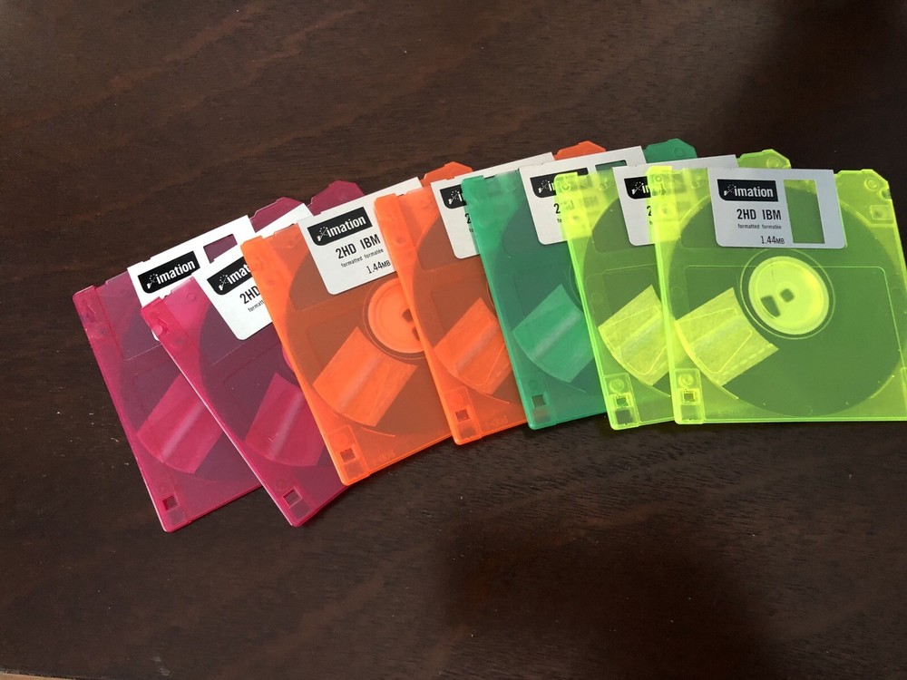 Imation 12881 3.5” Open Box Floppy Disks Storage Box