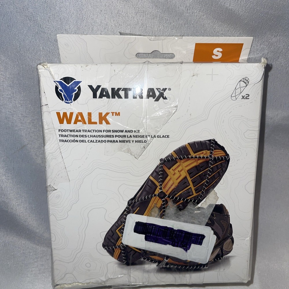 YakTrax Walk Traction Device Walk Snow/ Ice Size Small