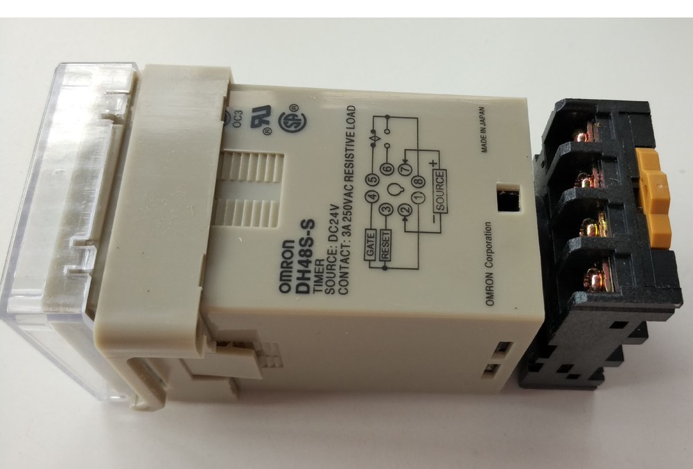 US 24V DC Programmable Double Time Delay Relay DH48S-S & Free Socket Base UL