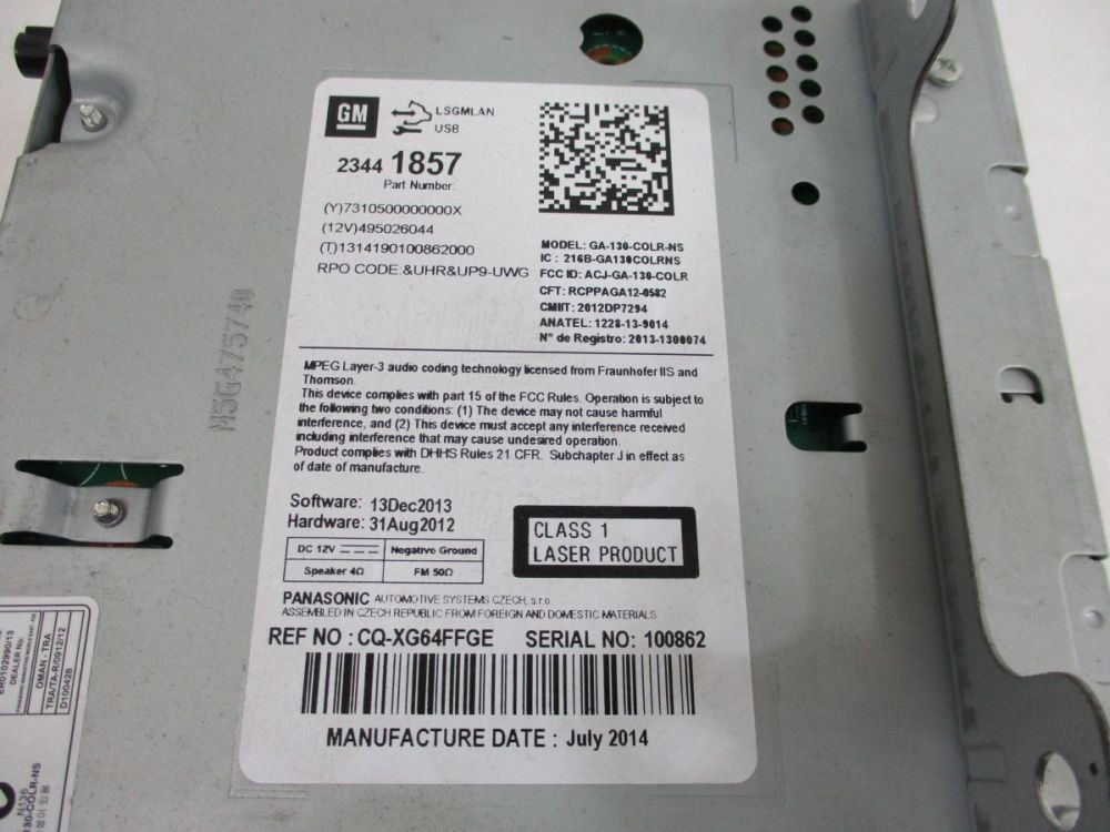 Radio/System Entheiratet Code Not Available For